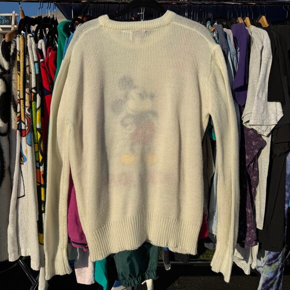 70s Disney Character Fashions Classic Mickey Mouse Knit Pullover Sweater - Picture 6 of 6
